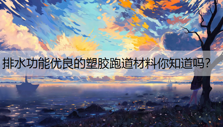 排水功能優(yōu)良的塑膠跑道材料你知道嗎？