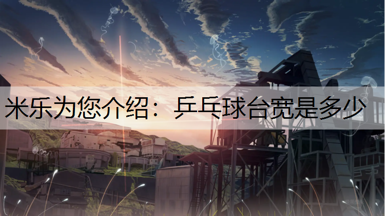 米樂為您介紹：乒乓球臺寬是多少